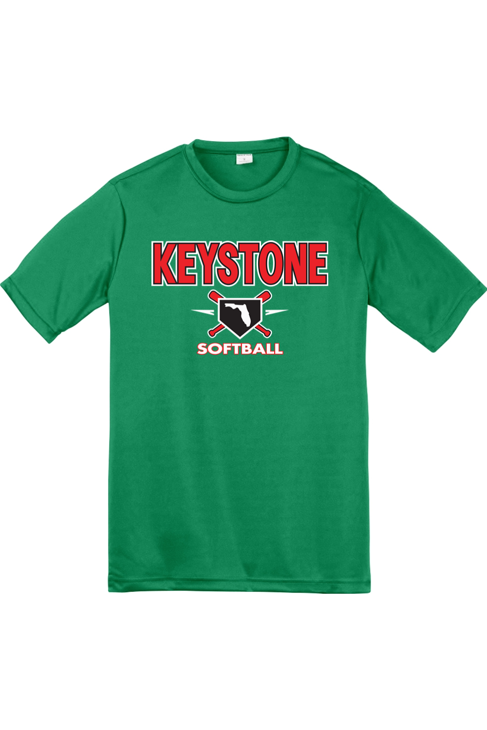 Keystone Softball Youth Competitor Tee 100% polyester