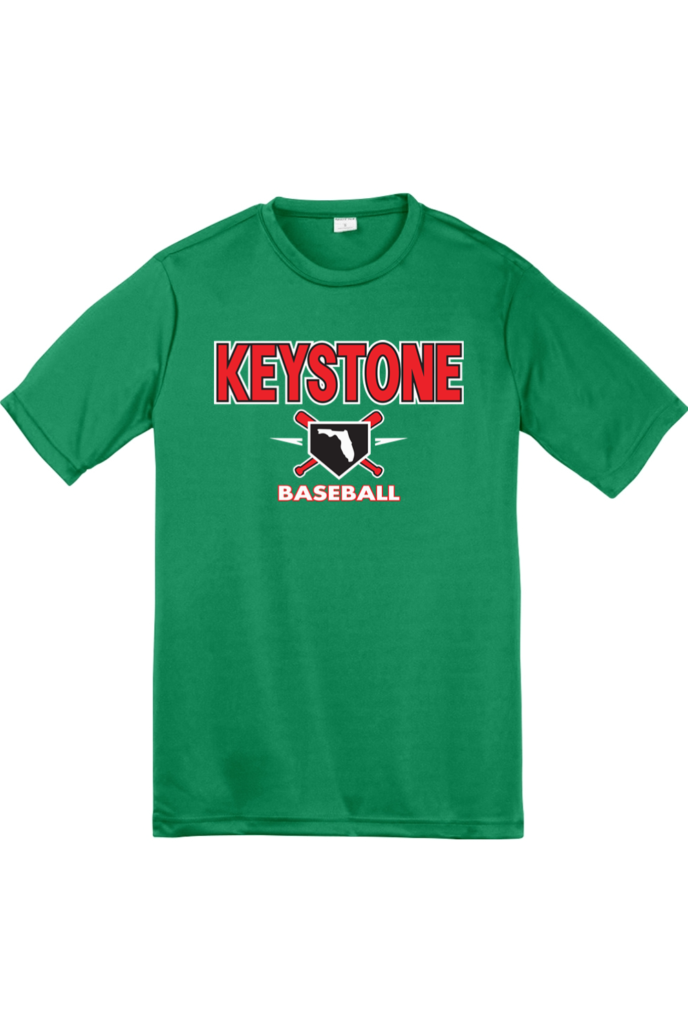 Keystone Baseball Youth Competitor Tee 100% polyester