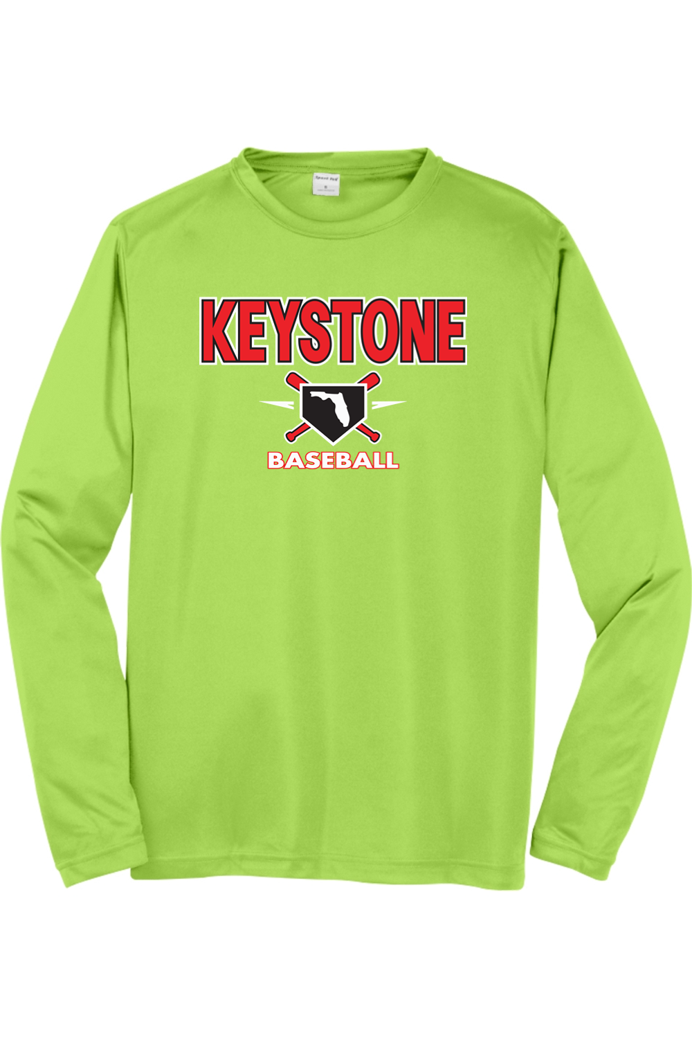 Keystone Baseball Unisex Competitor Long Sleeve 100% polyester