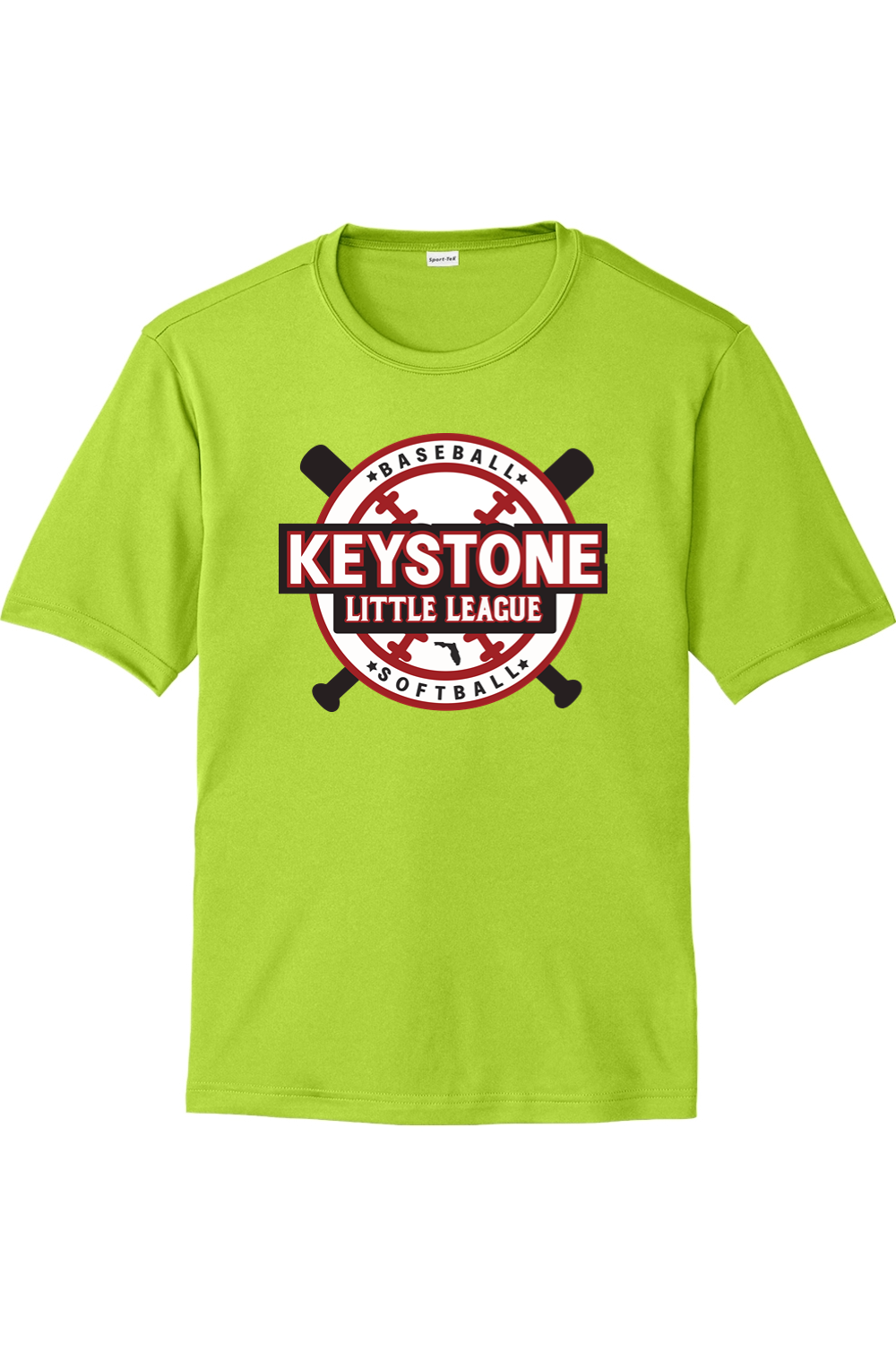 Keystone Little League Unisex Competitor Tee - Team Colors 100% polyester