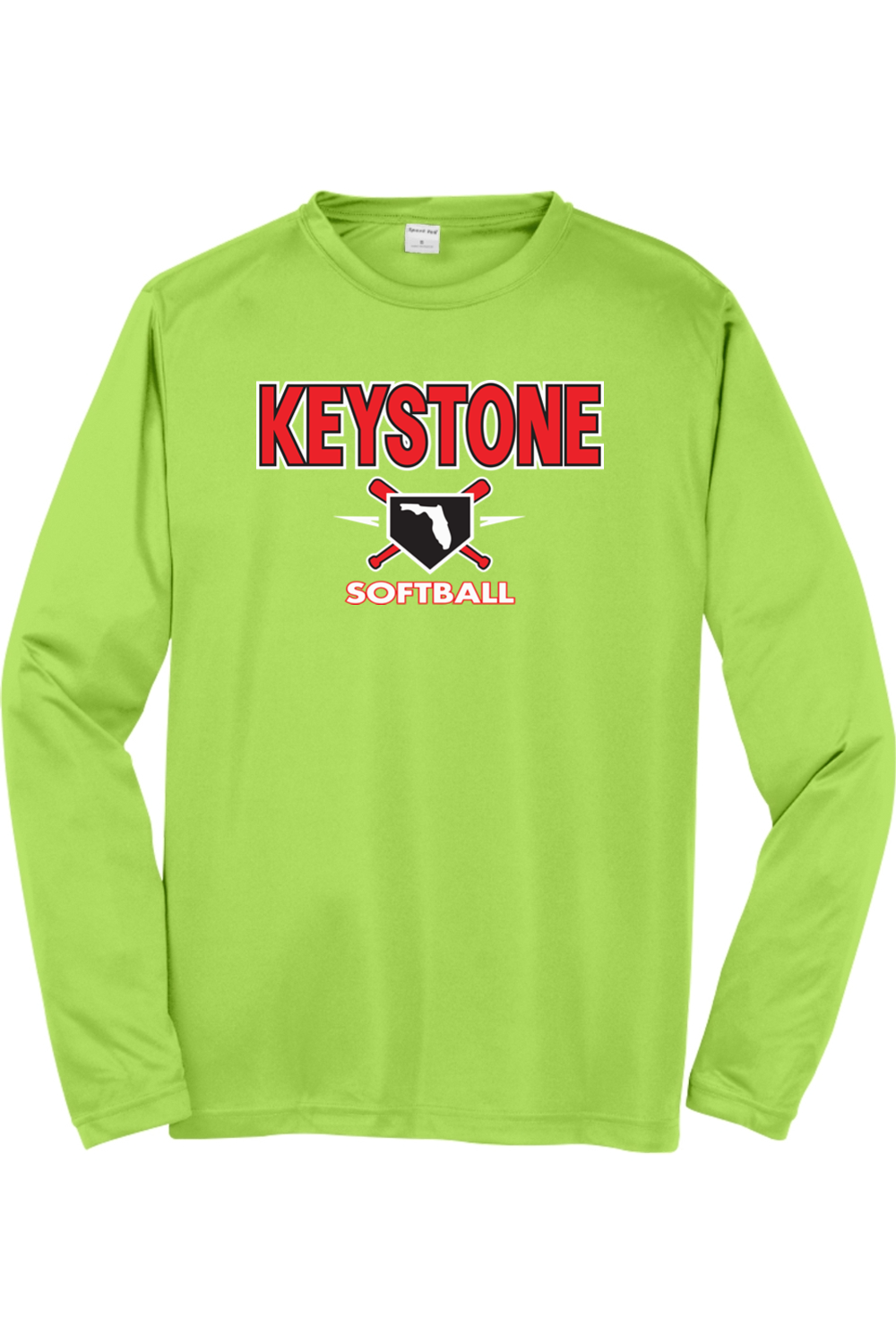 Keystone Softball Unisex Competitor Long Sleeve 100% polyester