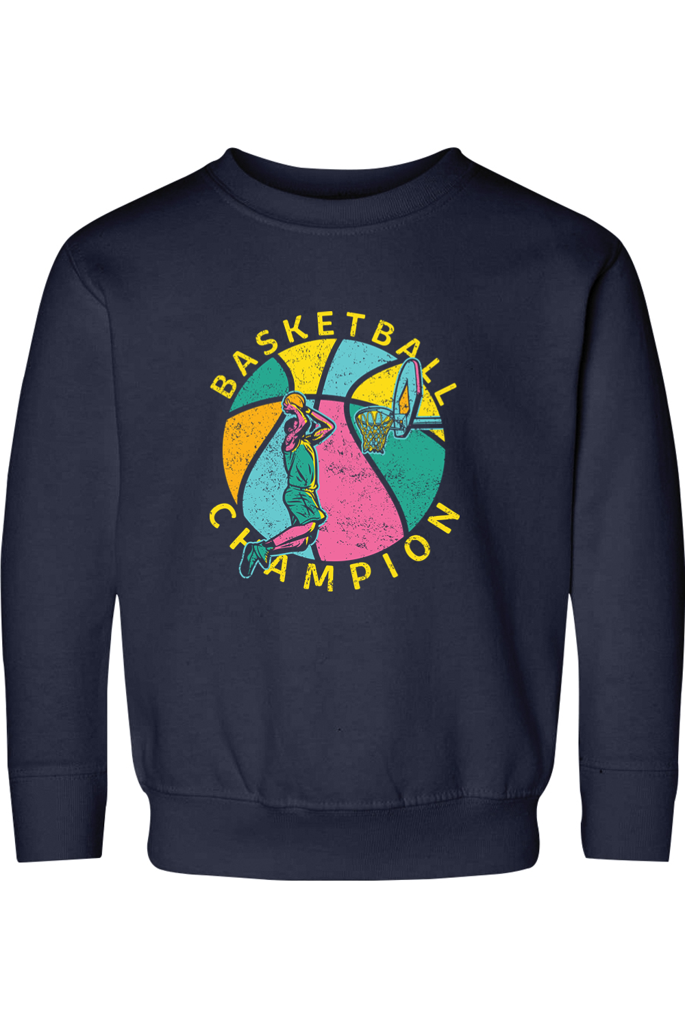 Basketball Toddler Crewneck Sweatshirt