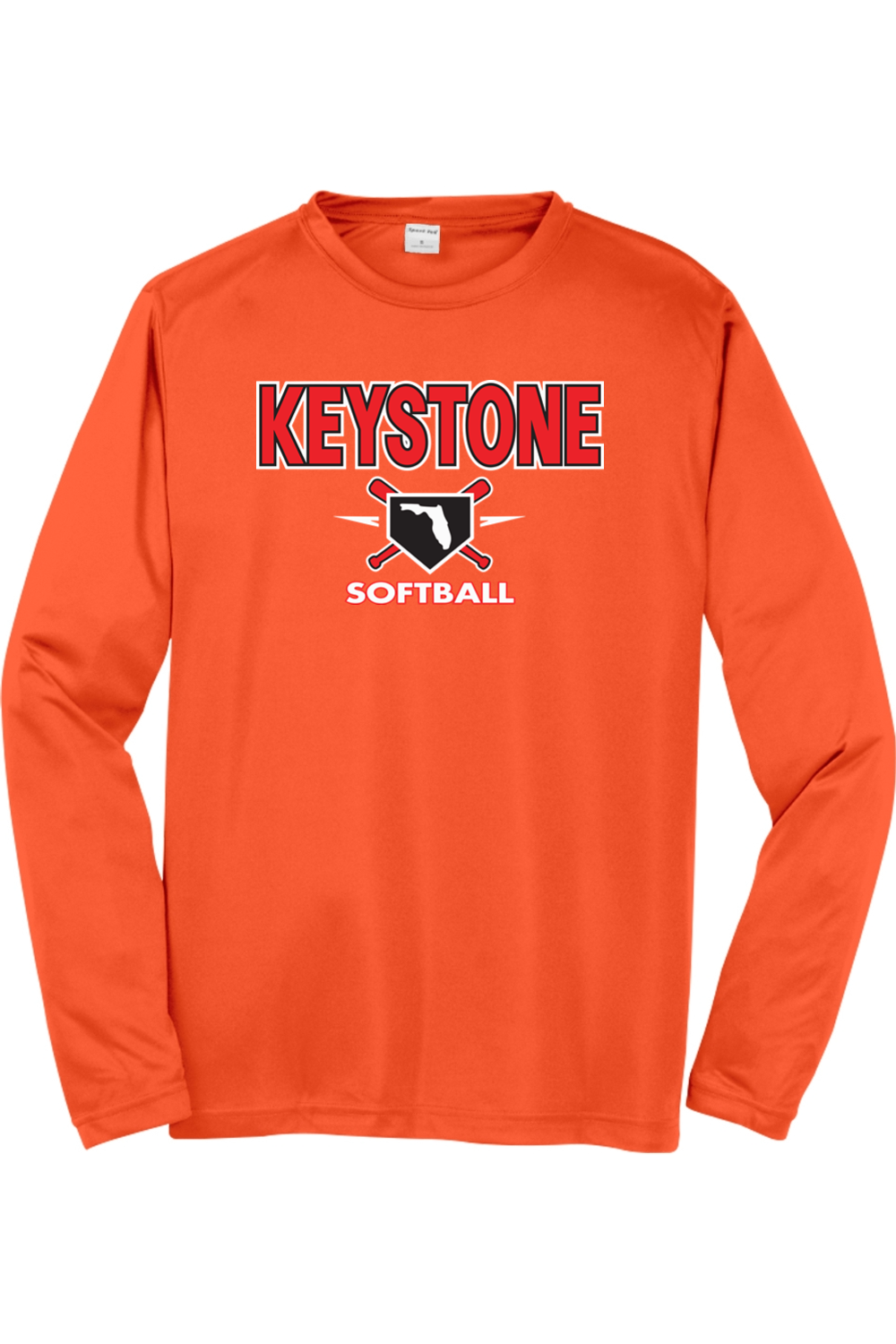 Keystone Softball Unisex Competitor Long Sleeve 100% polyester