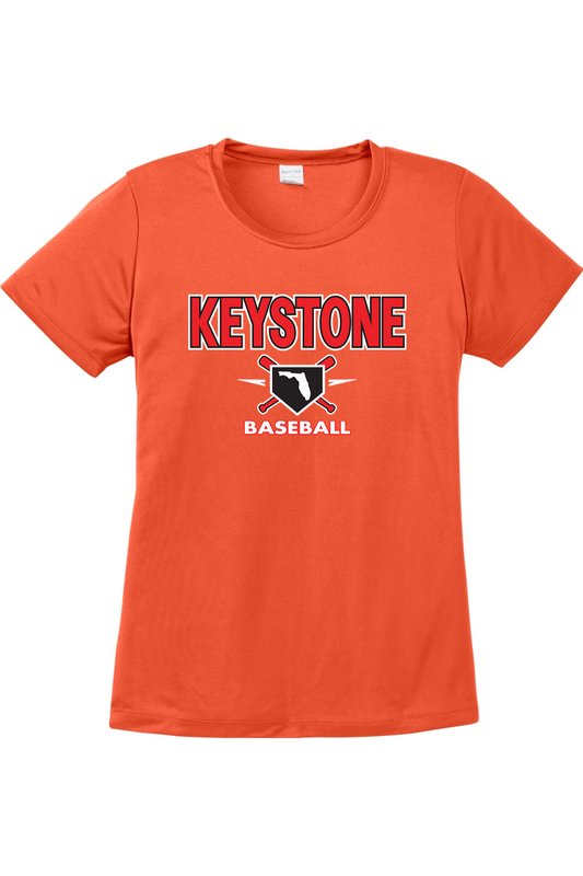 Keystone Baseball Women's Competitor Tee 100% polyester