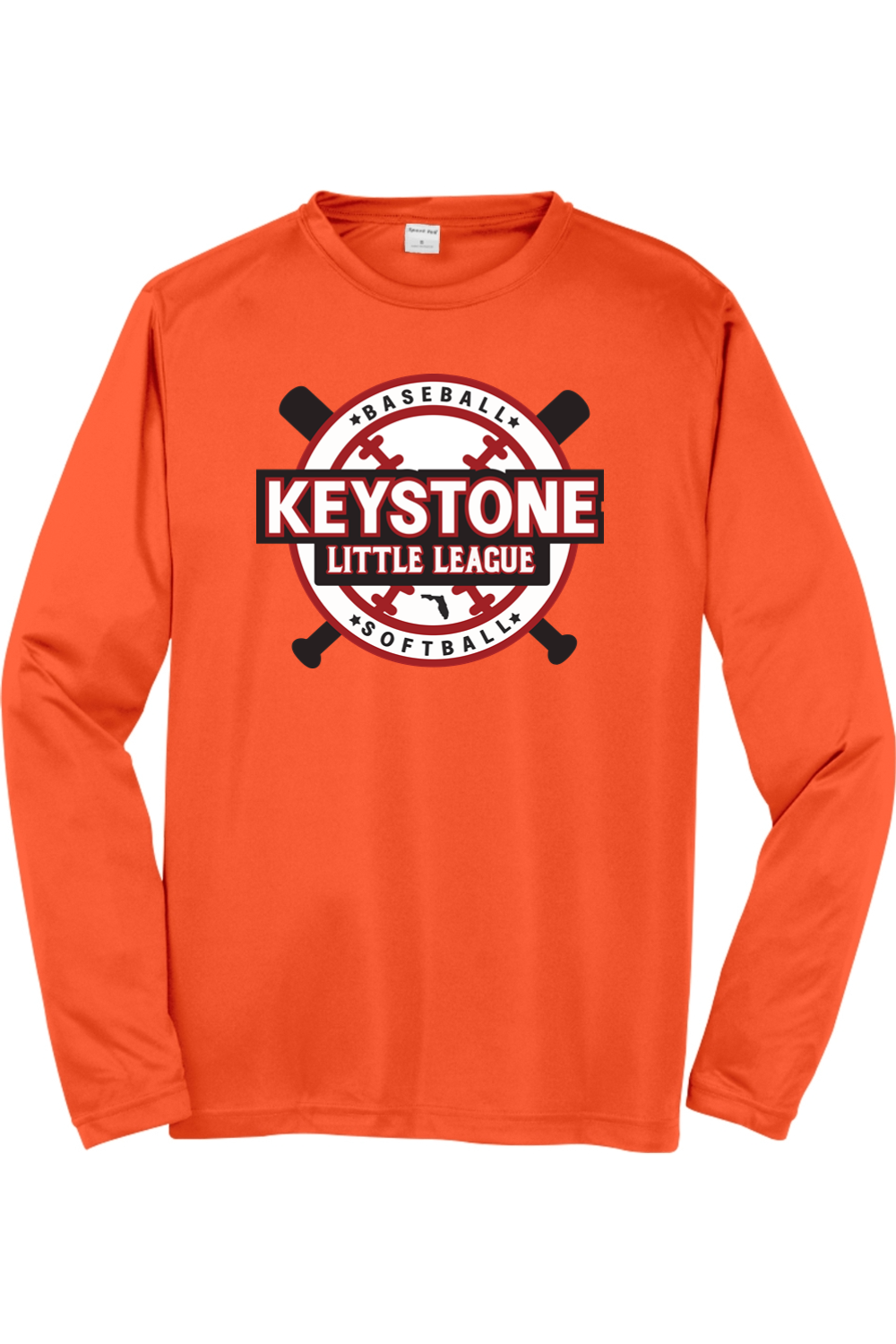 Keystone Little League Unisex Competitor Long Sleeve 100% polyester