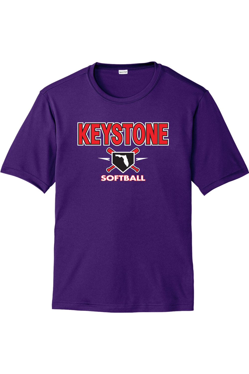 Keystone Softball Unisex Competitor Tee - Team Colors 100% polyester