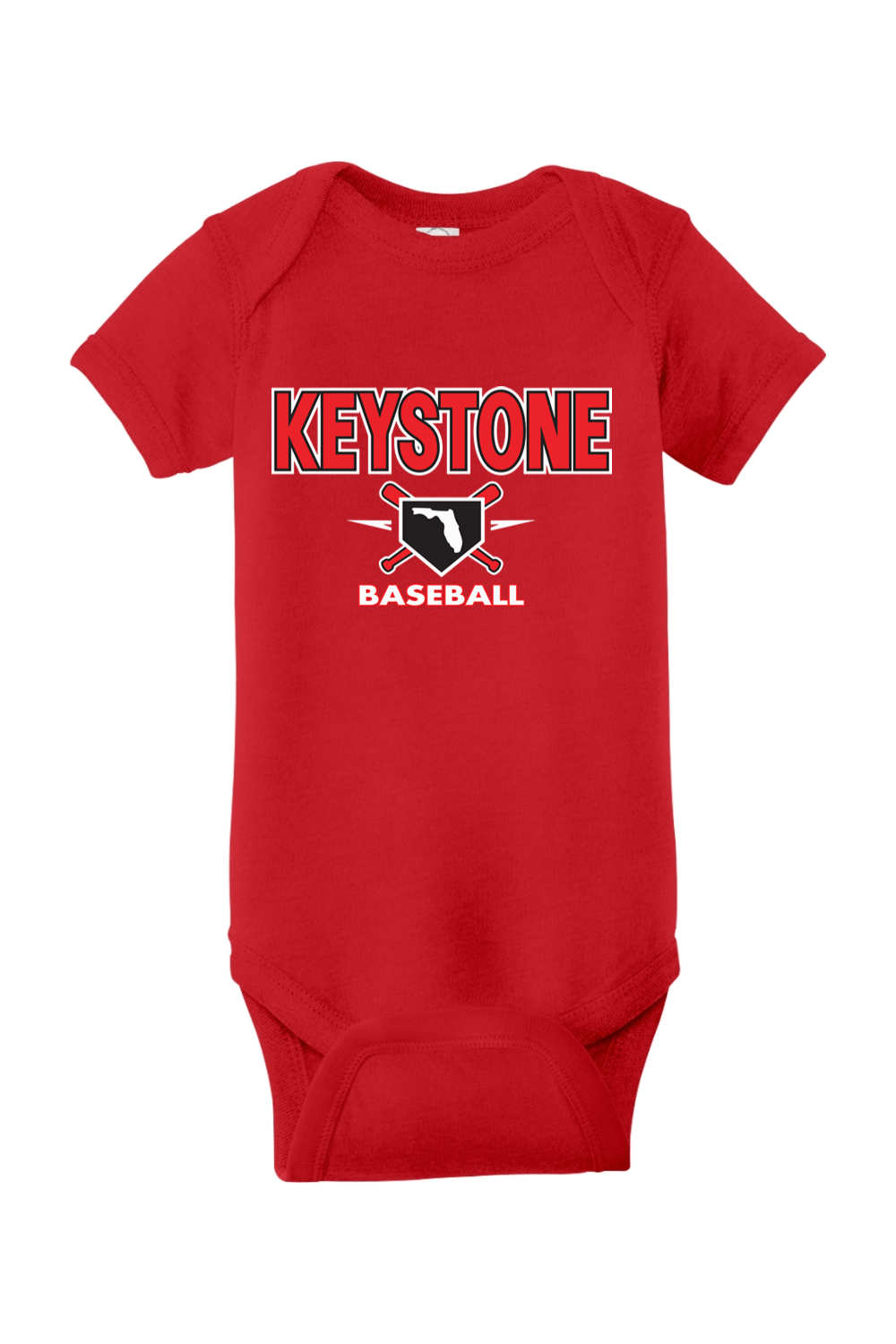 Keystone Baseball Baby Onesie