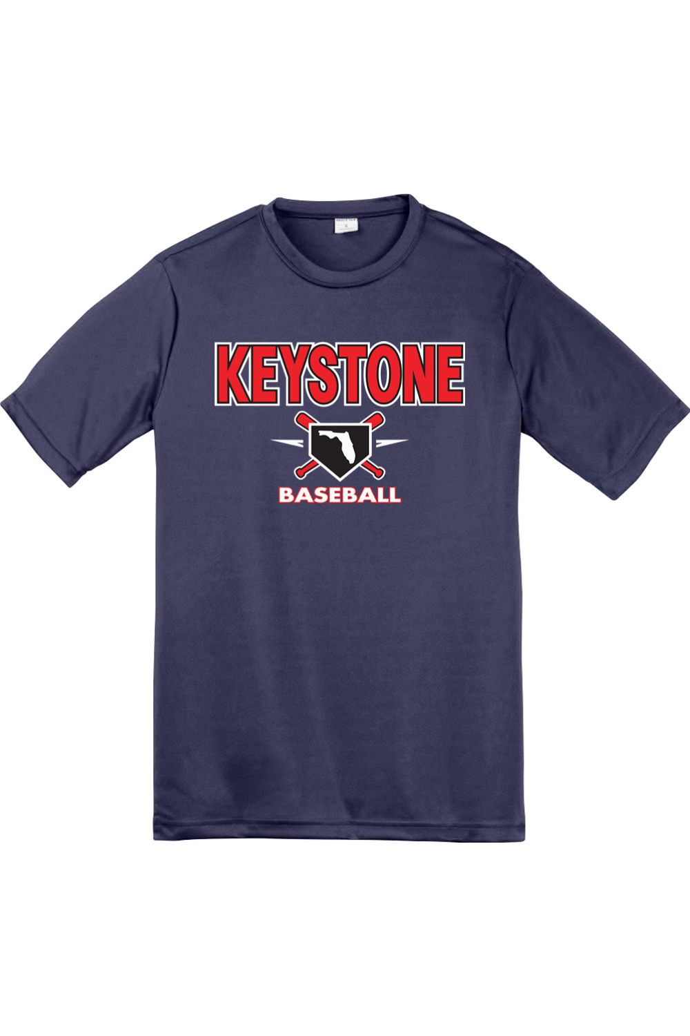 Keystone Baseball Youth Competitor Tee 100% polyester