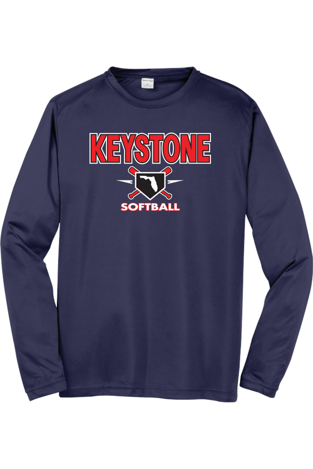 Keystone Softball Unisex Competitor Long Sleeve 100% polyester