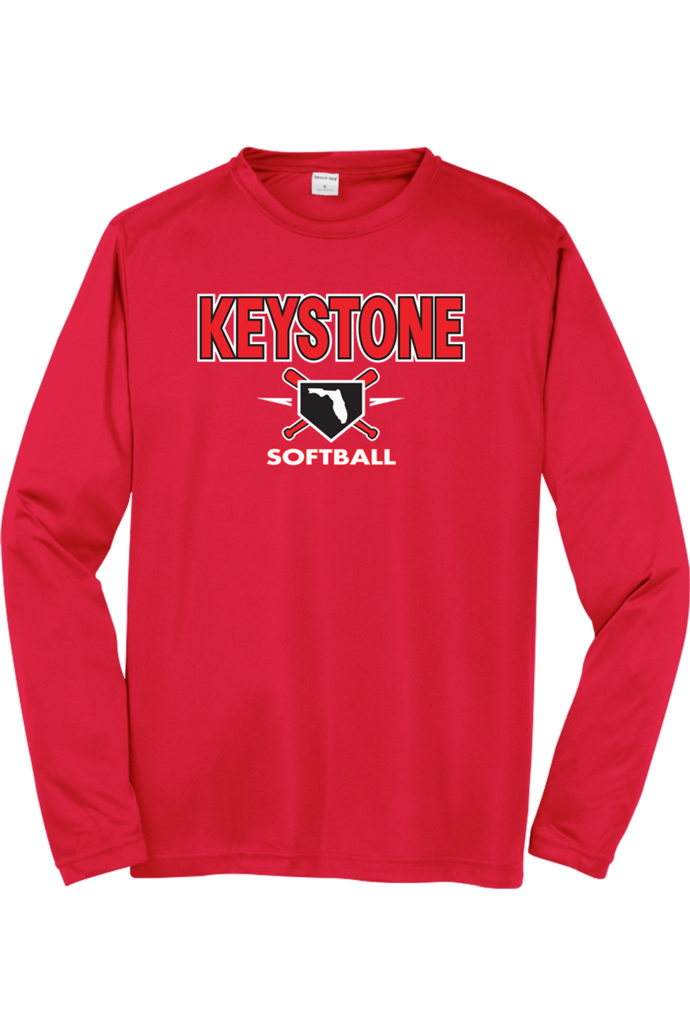 Keystone Softball Unisex Competitor Long Sleeve 100% polyester