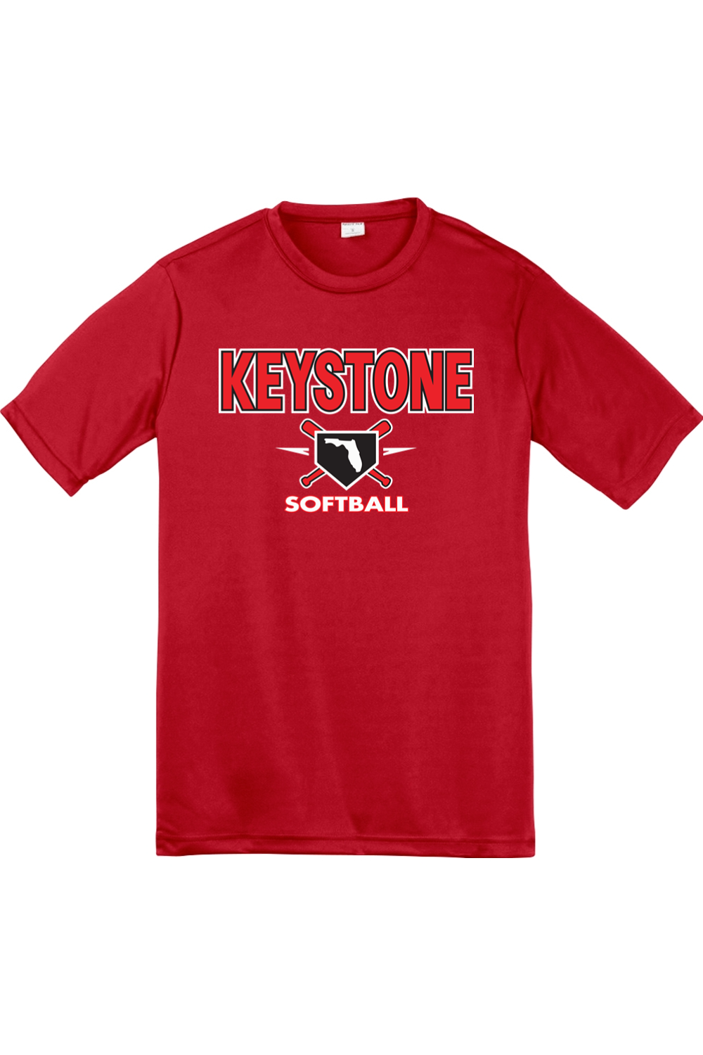 Keystone Softball Youth Competitor Tee 100% polyester