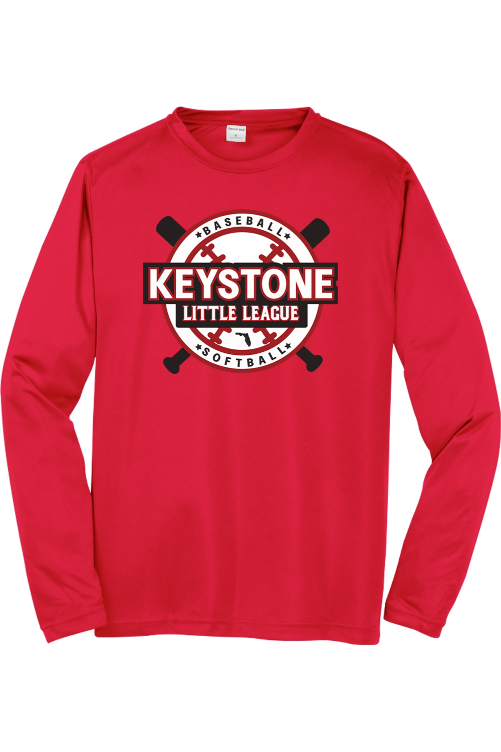 Keystone Little League Unisex Competitor Long Sleeve 100% polyester