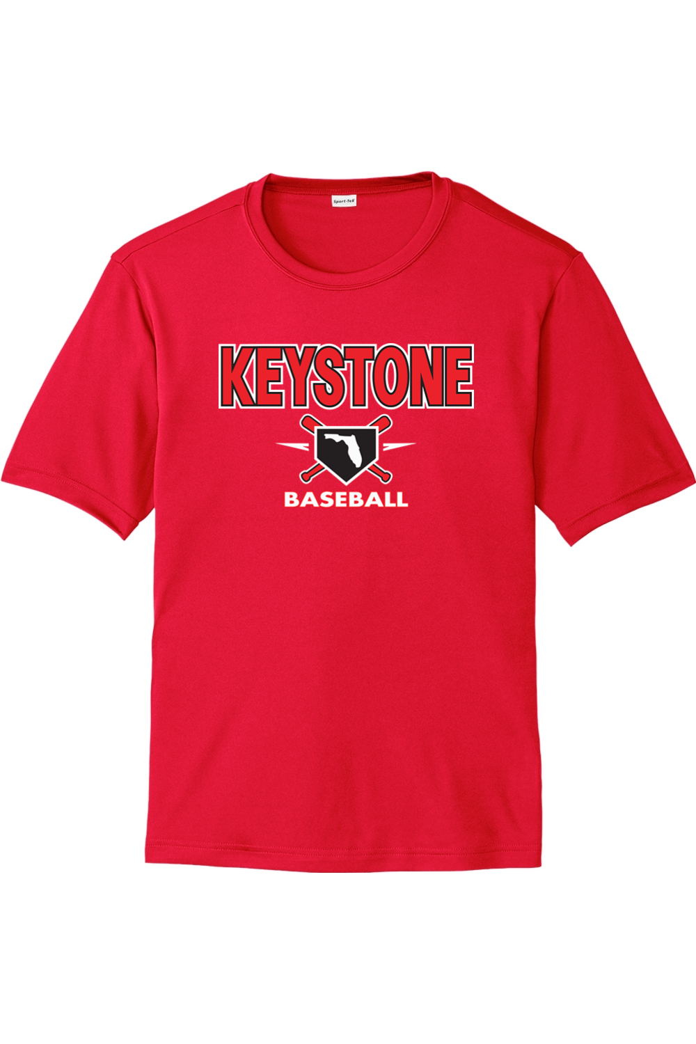 Keystone Baseball Unisex Competitor Tee - Team Colors 100% polyester