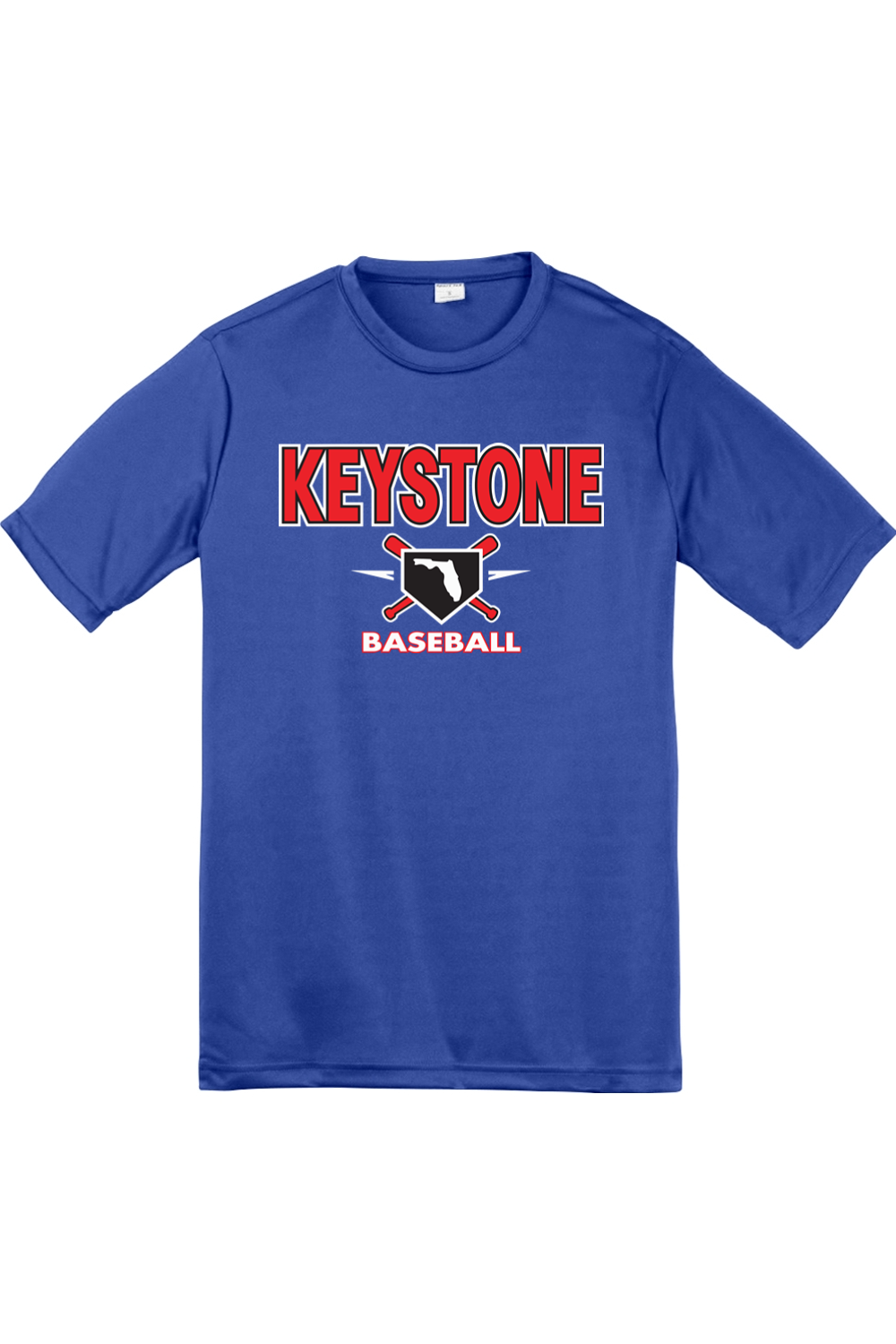 Keystone Baseball Youth Competitor Tee 100% polyester